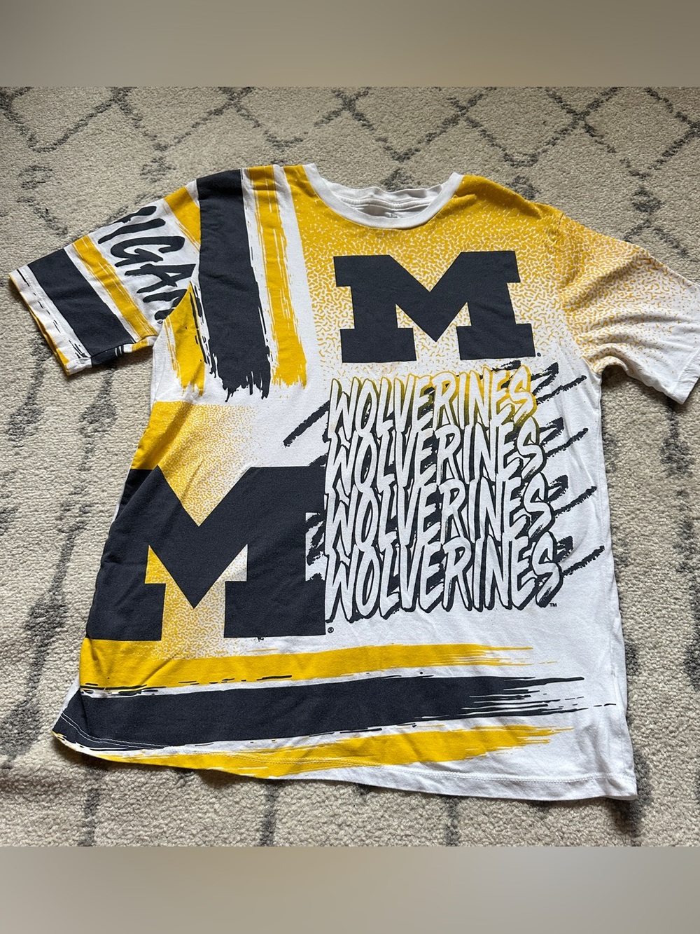 vintage university of michigan wolverines t shirt unisex youth XL